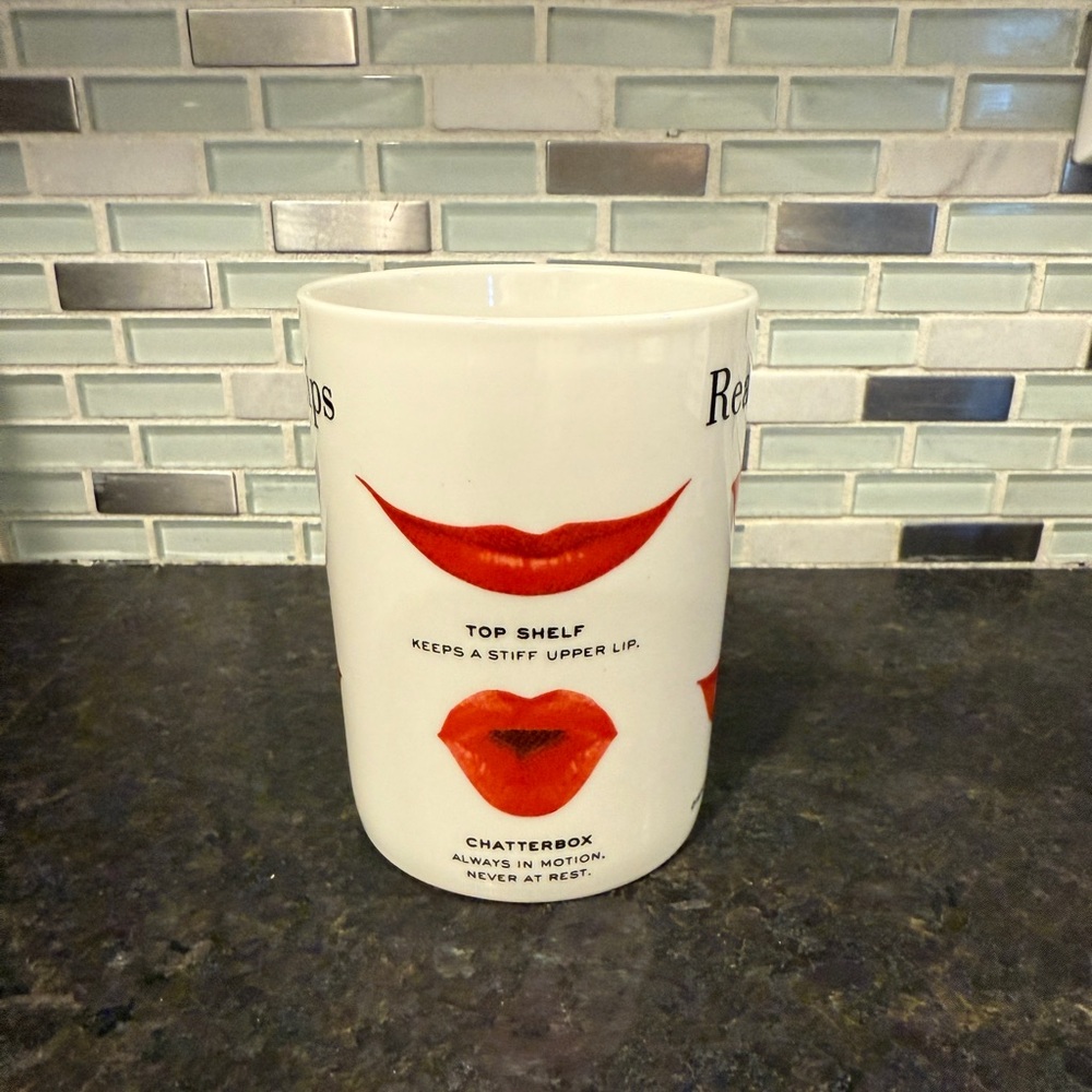 Kate Spade by Lenox Read My Lips Coffee Mug - Picture 3 of 5